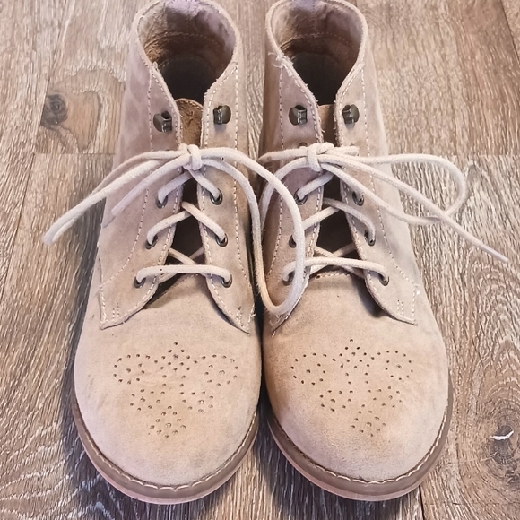 Rocket Dog Women's Booties Lace Up Ankle Heels Tan Size 6.5 - Picture 1 of 5